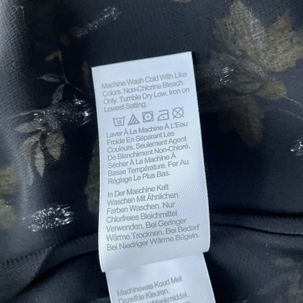 NWT $298 J.Crew Open-Back Metallic Clip-Dot Black Maxi Dress Golden Floral Sz 10 - Picture 15 of 16